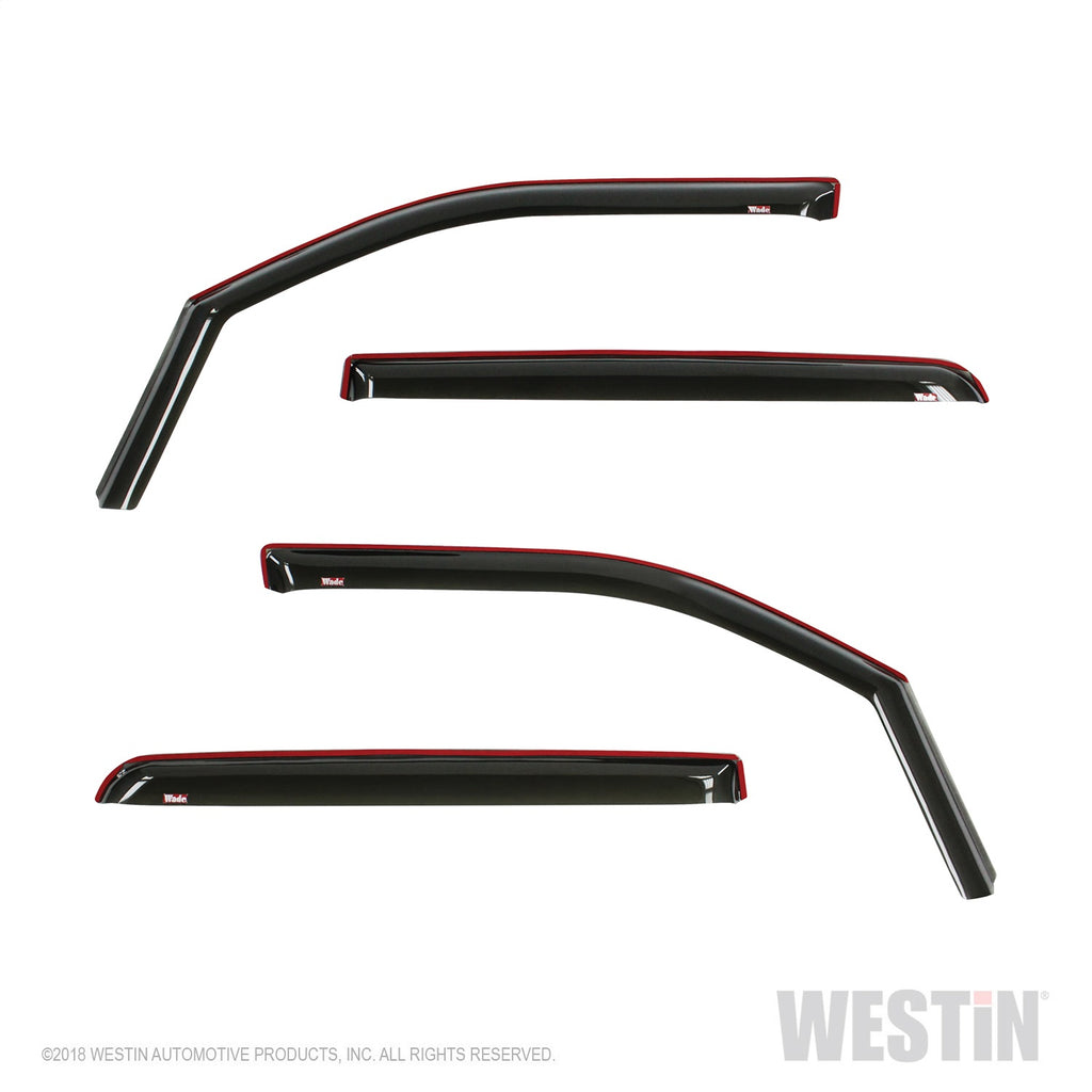 19-22-Ram-1500-Crew-Cab(Excl.-19-22-Ram-1500-Classic)-In-Channel-Wind-Deflector-4Pc---Smoke