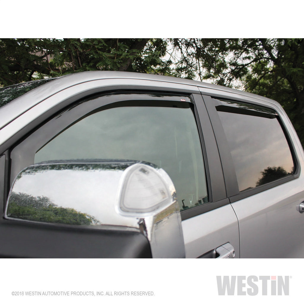 19-22-Ram-1500-Crew-Cab(Excl.-19-22-Ram-1500-Classic)-In-Channel-Wind-Deflector-4Pc---Smoke