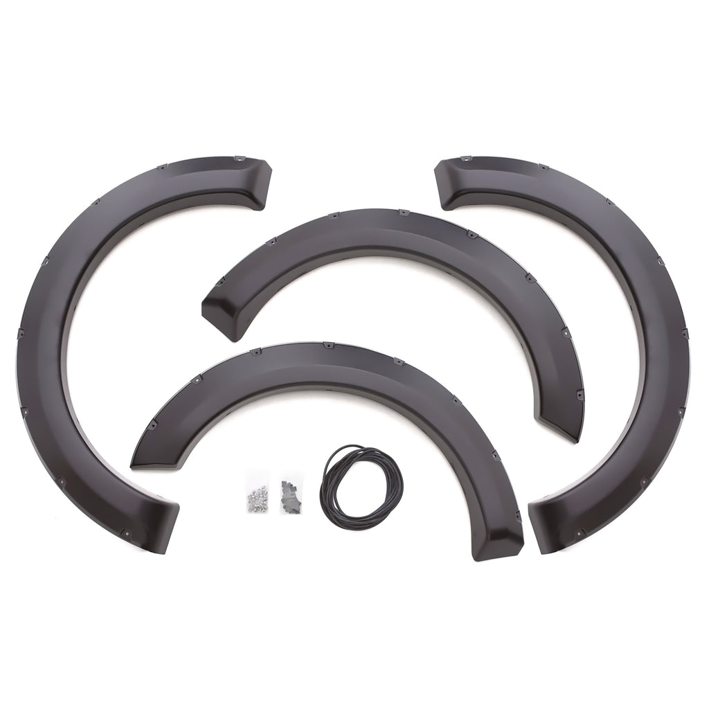 19-22-Ram-1500-(Excl.-Rebel--Trx-Models)-Rx-Style-4Pc-Textured-Fender-Flares---Black