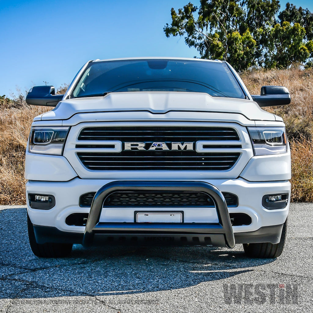 19-22-Ram1500-(Excl.-19-22-1500-ClassicRebelWarlock)-E-Series-Bull-Bar---Black