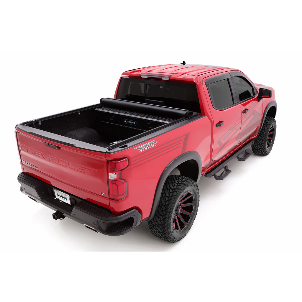 19-23-Chevrolet-Silverado-1500-(5.5Ft.-Bed)-Genesis-Elite-Roll-Up-Tonneau-Cover---Black