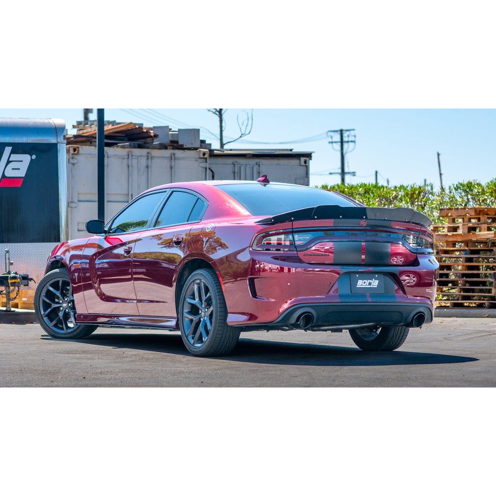 19-23-Dodge-Charger-Gt-3.6L-V6-Rwd-Atak-Catback-Exhaust---Black-Chrome-Tips