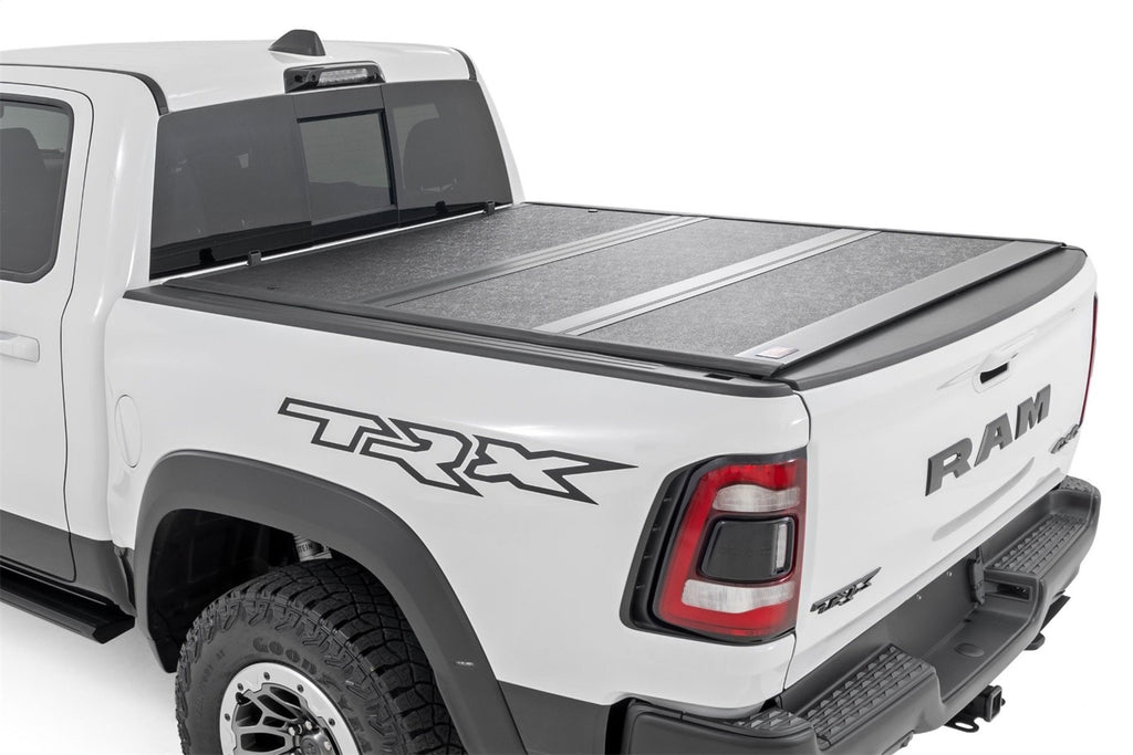Rough Country 47320550B Hard Low Profile Bed Cover for Select Ram