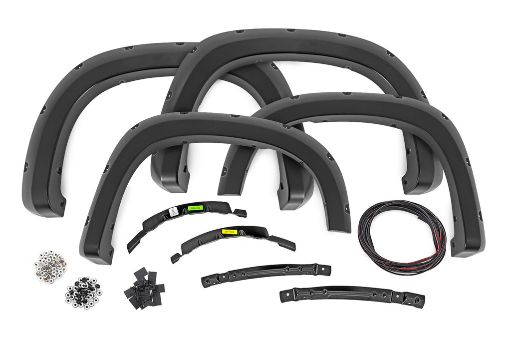 Rough Country F-C12211-G6M Pocket Fender Flares for Select Chevrolet Silverado