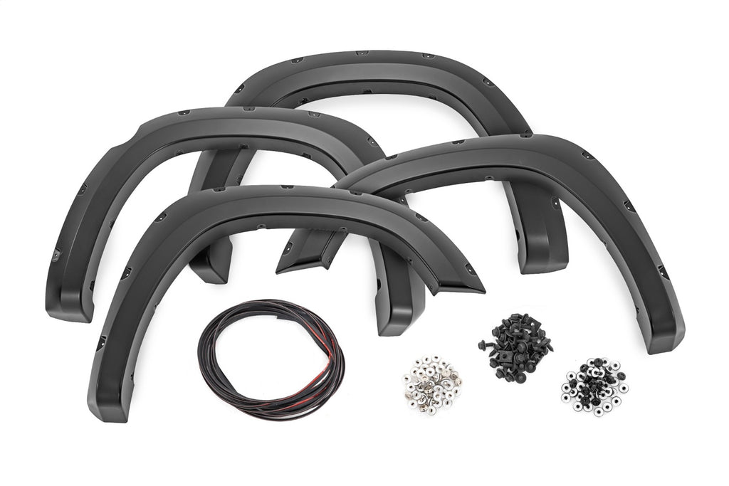 Rough Country F-D10914A-PB8 Pocket Fender Flares for Select Ram