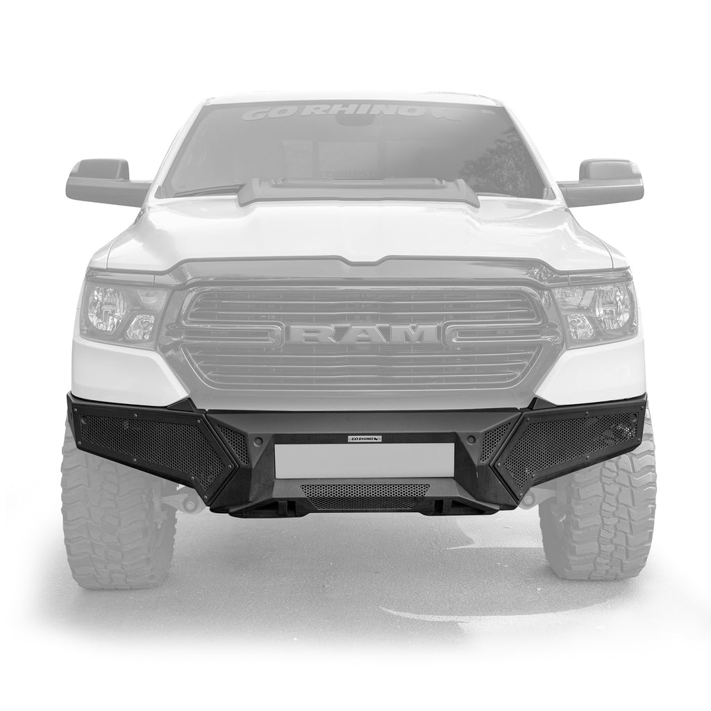 19-24-Ram-1500-(Excl.-RebelWarlockTrx)-Element-Fr-Bumper-WFixed-Lgt-Bar-Mount---Tex.-Blk