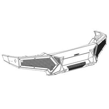 Load image into Gallery viewer, 19-24-Ram-1500-(Excl.-RebelWarlockTrx)-Element-Fr-Bumper-WFixed-Lgt-Bar-Mount---Tex.-Blk