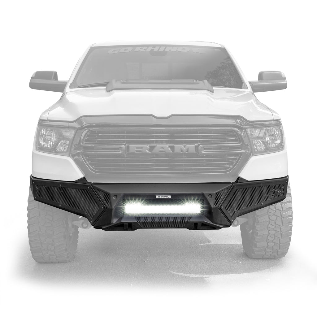 19-24-Ram-1500-(Excl.-RebelWarlockTrx)-Element-Front-Bumper-WPwr-Bar---Tex.-Blk