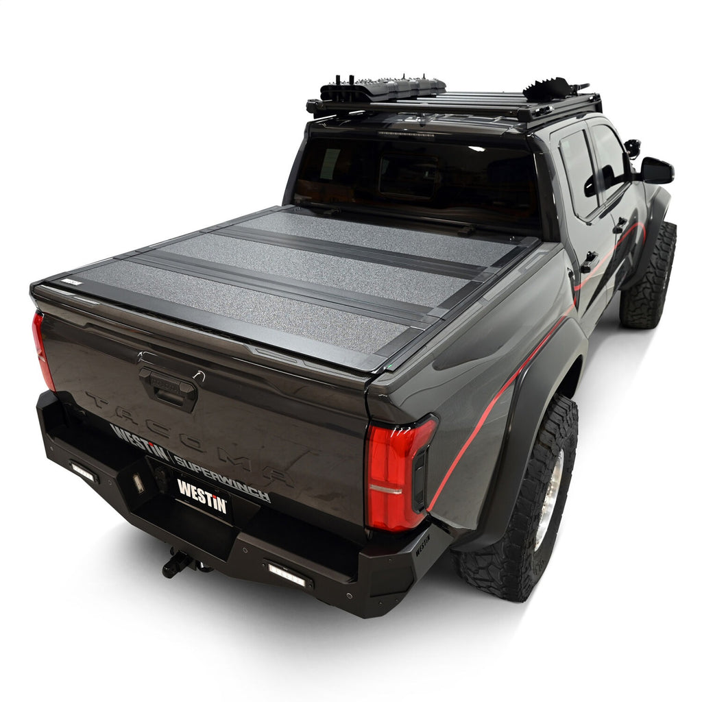 Westin 19-42785 Hard Tri-Fold Tonneau Cover for Select Toyota Tacoma