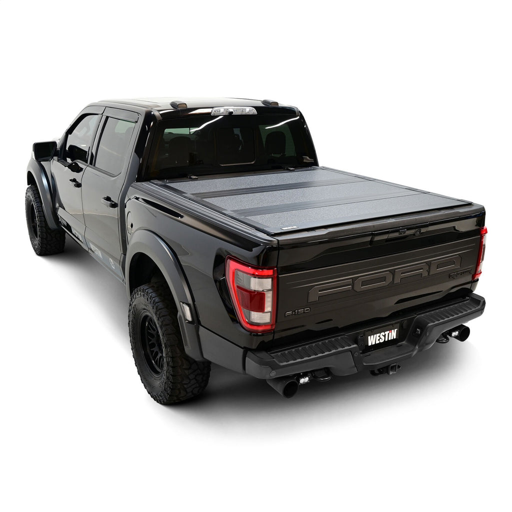 Westin 19-46355 Hard Tri-Fold Tonneau Cover for Select Ford F-150, Ford F-150 Lightning