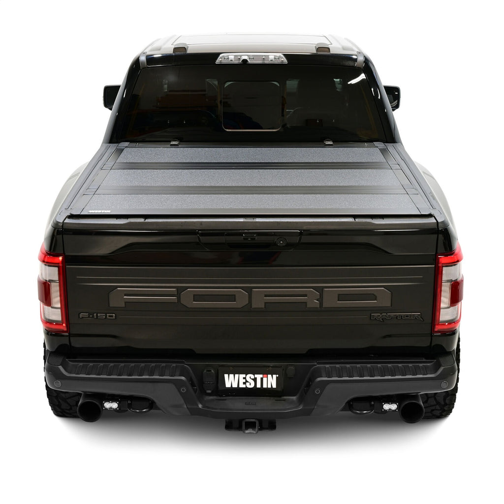 Westin 19-46355 Hard Tri-Fold Tonneau Cover for Select Ford F-150, Ford F-150 Lightning