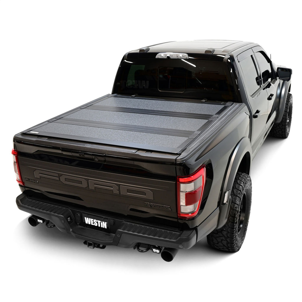 Westin 19-46355 Hard Tri-Fold Tonneau Cover for Select Ford F-150, Ford F-150 Lightning
