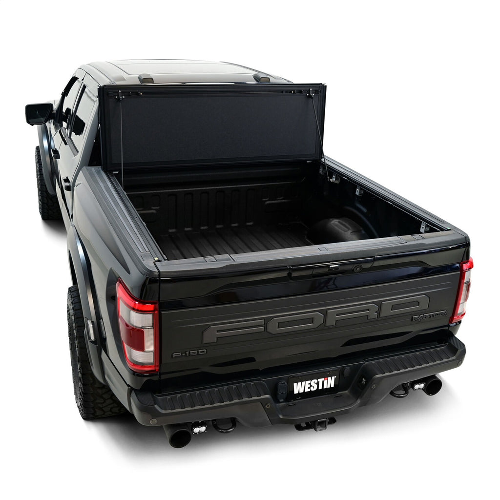 Westin 19-46355 Hard Tri-Fold Tonneau Cover for Select Ford F-150, Ford F-150 Lightning