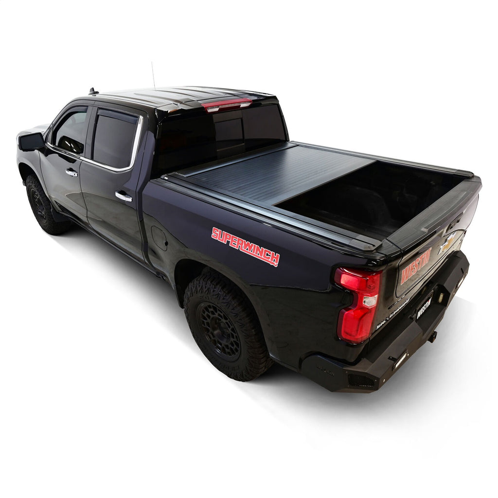 Westin 19-54745 Electric Retractable Tonneau Cover for Select Chevrolet Silverado 1500, GMC Sierra