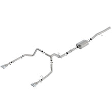 Load image into Gallery viewer, 19-Chevrolet-SilveradoGmc-Sierra-1500-6.2L-Ss-Atak-Catback-Exhaust---Square-Chrome-Tips