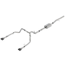 Load image into Gallery viewer, 19-Chevrolet-SilveradoGmc-Sierra-1500-6.2L-Ss-Atak-Catback-Exhaust---Black-Chrome-Tips