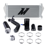 Mishimoto MMINT-RGR-19KSLBK Intercooler Kit, fits Ford Ranger 2.3L 2019+, Silver Cooler, Black Pipes
