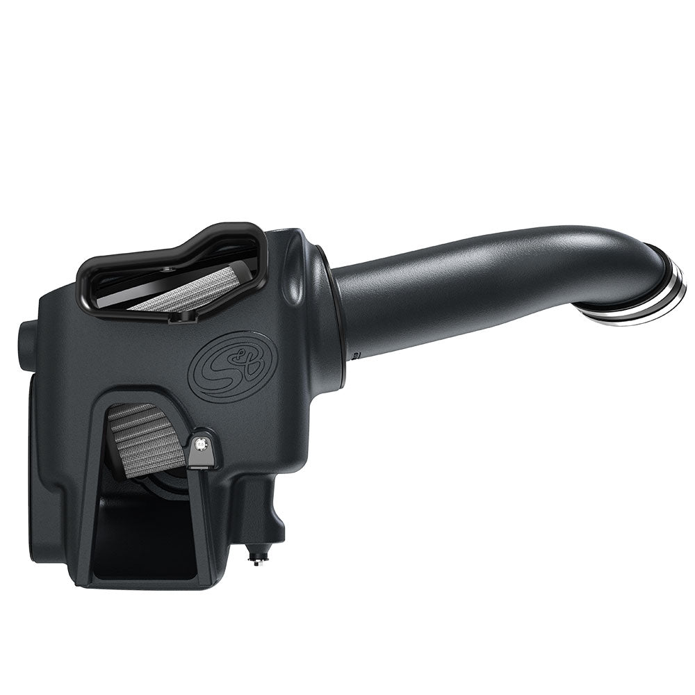 ~(19-Lbs.-25X16x15)~-Cold-Air-Intake-For-2020-Ford-F250-F350-V8-6.7L-Powerstroke-Dry-Extendable-White-S-B