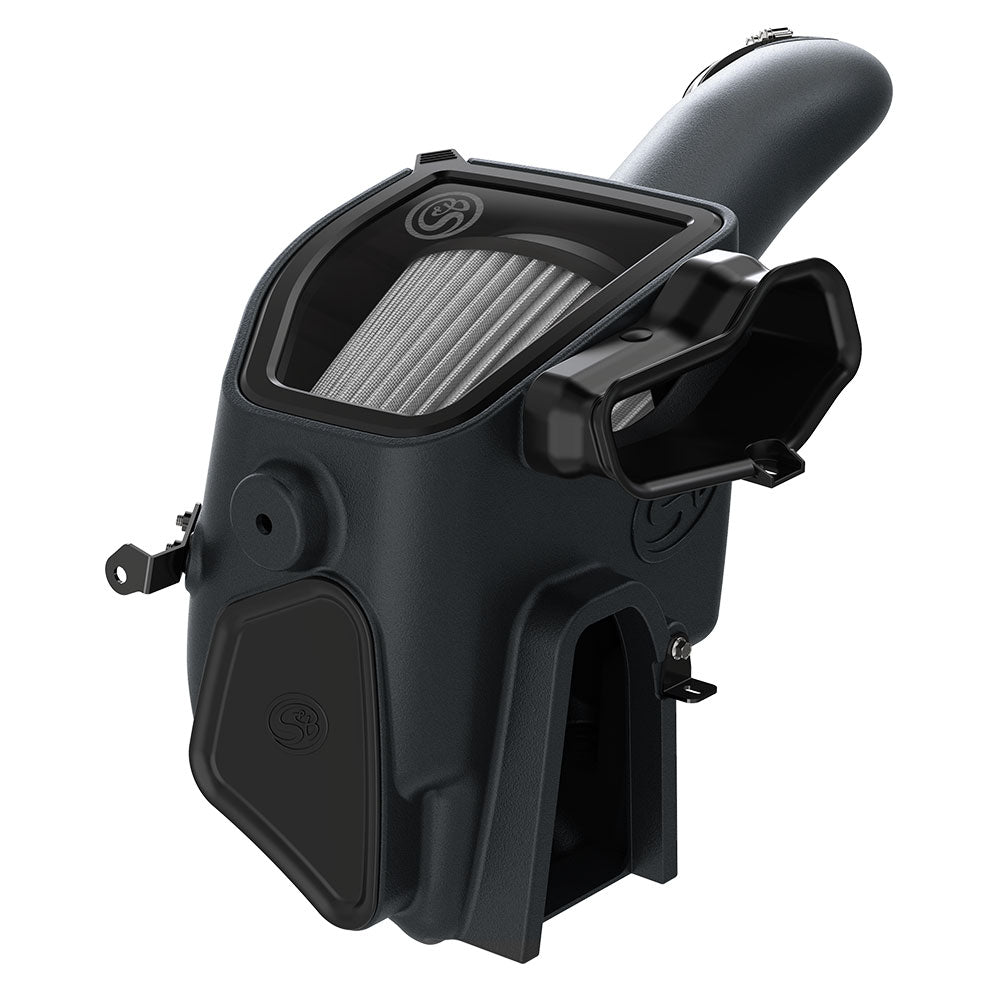 ~(19-Lbs.-25X16x15)~-Cold-Air-Intake-For-2020-Ford-F250-F350-V8-6.7L-Powerstroke-Dry-Extendable-White-S-B