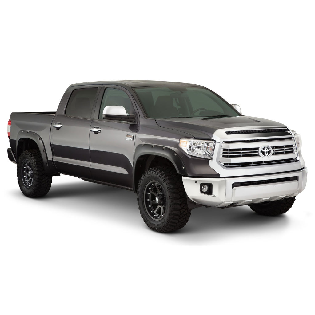 ~(19-Lbs.-52X32x9)~-Fender-Flares-Pocket-Style-4Pc-2014-2018-Toyota-Tundra-66.778.797.6In-Bed-Must-Remove-Factory-Mudflaps-Black