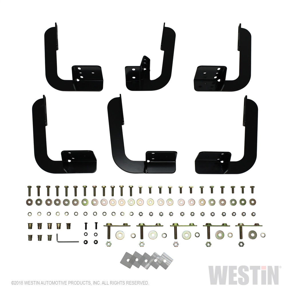 ~(19-Lbs.-16X12x5)~-Running-Board-Mount-Kit-Black-Ram-1500-QuadCrew-Cab-2009-2018-Ram-1500-Classic-QuadCrew-Cab-2019-25003500-Crew-Cab-2010-2019