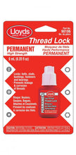 Load image into Gallery viewer, Lloyds 90106 Permanent High Strength Thread Lock, 6mL