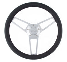 Load image into Gallery viewer, Grant 1903 Billet Series Leather Wheel and Installation Kit for Select Ford Bronco, Ford Courier, Ford E-100 Econoline, Ford E-100 Econoline Club Wagon, Ford E-150 Econoline, Ford E-150 Econoline Club Wagon, Ford E-250 Econoline, Ford E-250 Econoline