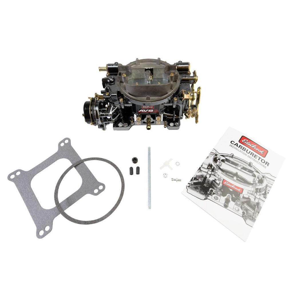 Edelbrock 1906-BP Edelbrock AVS2 650 CFM Carburetor #1906-BP Electric Choke, Black Plasma Finish for Select American Motors Ambassador, American Motors Hornet, American Motors Javelin, American Motors Matador, Avanti II, Bricklin SV-1, Buick Apollo,