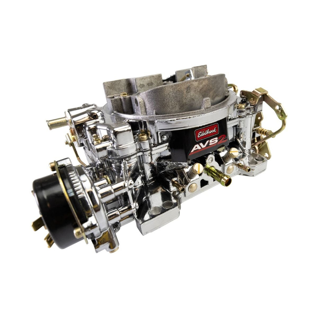 Edelbrock 1906-CP AVS2 Carburetor #1906-CP 650 CFM w/ Electric Choke, Chrome Plasma Finish for Select American Motors Ambassador, American Motors Hornet, American Motors Javelin, American Motors Matador, Avanti II, Bricklin SV-1, Buick Apollo, Buick