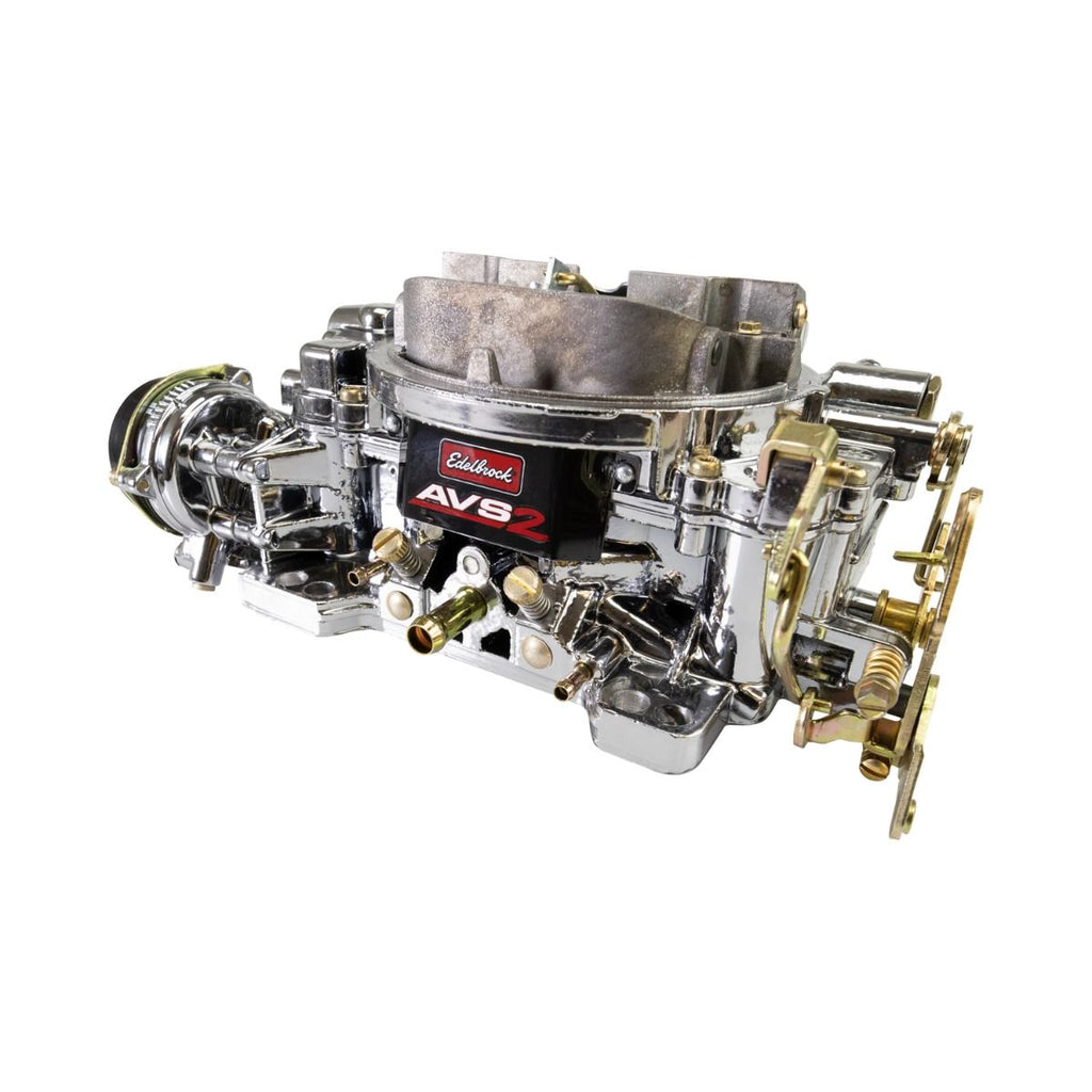 Edelbrock 1906-CP AVS2 Carburetor #1906-CP 650 CFM w/ Electric Choke, Chrome Plasma Finish for Select American Motors Ambassador, American Motors Hornet, American Motors Javelin, American Motors Matador, Avanti II, Bricklin SV-1, Buick Apollo, Buick