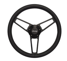 Load image into Gallery viewer, Grant 1909 Billet Series Leather Wheel and Installation Kit for Select Jeep CJ5, Jeep CJ7, Jeep Cherokee, Jeep Comanche, Jeep J10, Jeep J20, Jeep Scrambler, Jeep Wagoneer, Jeep Wrangler