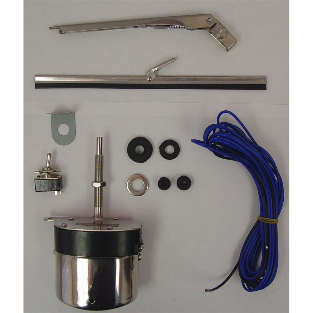 Omix 19101.03 Wiper Motor Kit for Select Jeep CJ3, Jeep CJ5, Jeep CJ6, Jeep Commando, Jeep DJ3, Jeep DJ5, Jeep DJ6, Jeep Dispatcher, Jeep F4, Jeep FC150, Jeep FC170, Jeep FC170HD, Jeep Gladiator, Jeep J-100, Jeep J-2500, Jeep Jeepster, Jeep Tornado, Jeep