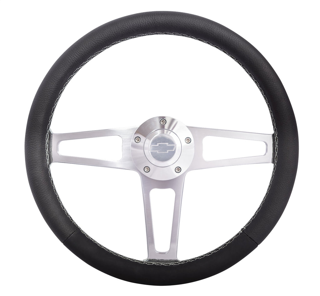 Grant 1911-2 Billet T Series Steering Wheel and Installation Kit for Select Chevrolet Blazer, Chevrolet C10 Pickup, Chevrolet C10 Suburban, Chevrolet C20 Pickup, Chevrolet C20 Suburban, Chevrolet C30 Pickup, Chevrolet G10, Chevrolet G10 Van, Chevrolet