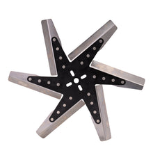 Load image into Gallery viewer, Derale 19117 17" High Performance Stainless Steel Standard Rotation Flex Fan, Black Hub for Select American Motors Ambassador, American Motors Concord, American Motors Gremlin, American Motors Hornet, American Motors Javelin, American Motors Matador,