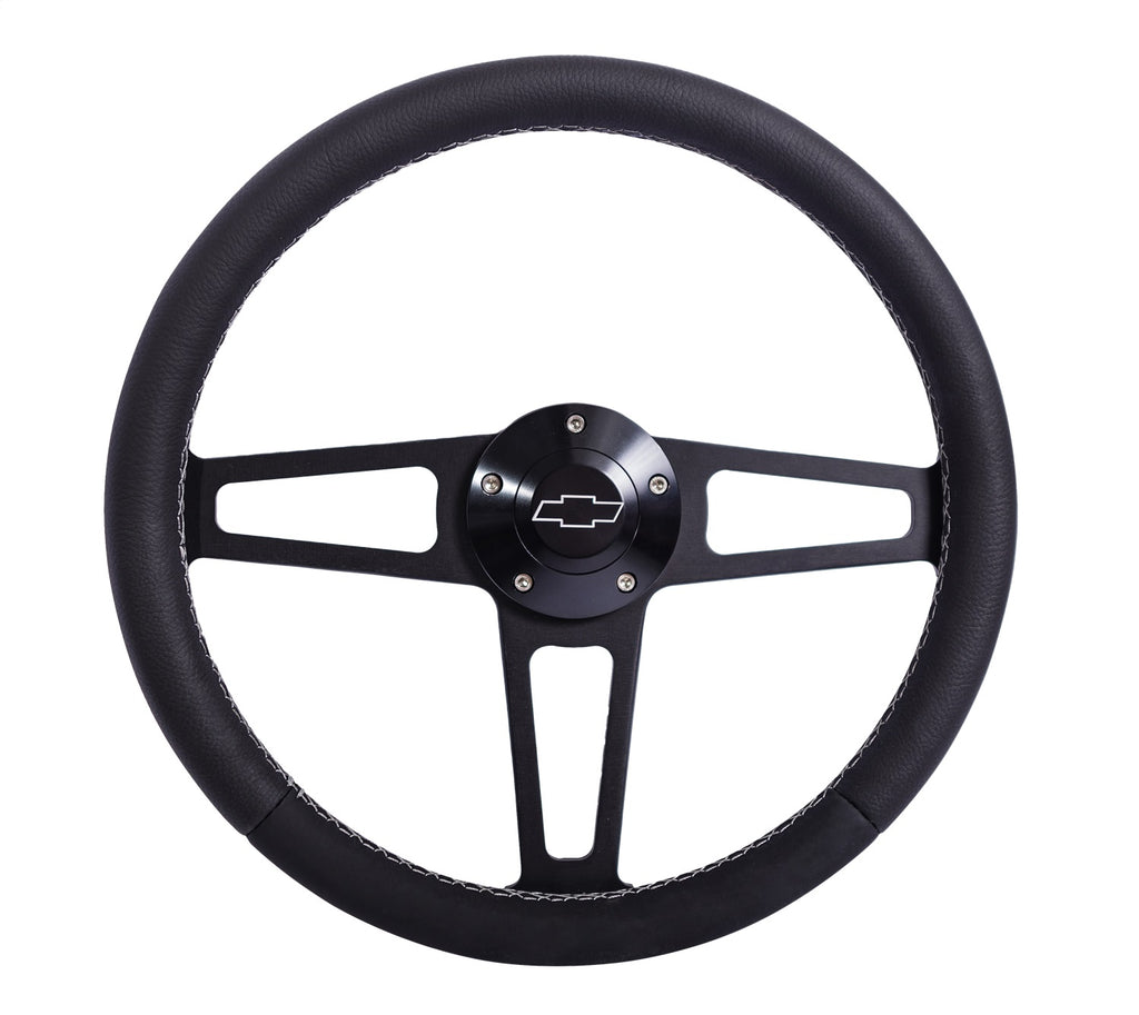 Grant 1916-2 Billet T Series Steering Wheel and Installation Kit for Select Chevrolet Blazer, Chevrolet C10 Pickup, Chevrolet C10 Suburban, Chevrolet C20 Pickup, Chevrolet C20 Suburban, Chevrolet C30 Pickup, Chevrolet G10, Chevrolet G10 Van, Chevrolet