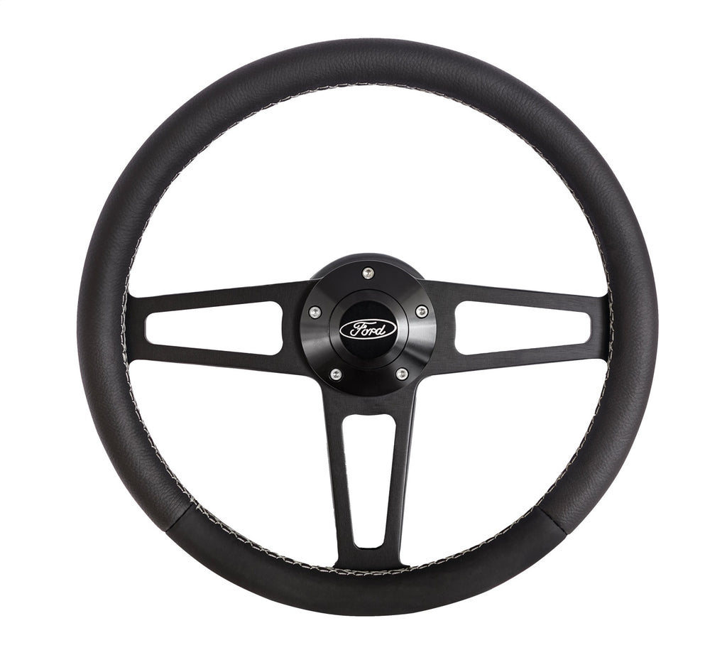 Grant 1917-1 Billet T Series Steering Wheel and Installation Kit for Select Ford B-600, Ford B-700, Ford Bronco, Ford C600, Ford C700, Ford C7000, Ford C800, Ford C8000, Ford Courier, Ford E-100 Econoline, Ford E-100 Econoline Club Wagon, Ford E-150