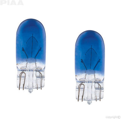 PIAA 19172 Xtreme White Plus Series Halogen Wedge Bulb (168/T10, Twin Pack)