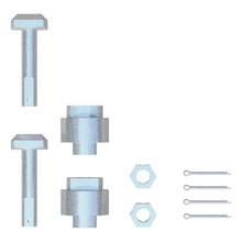 Load image into Gallery viewer, CURT 19204 Replacement 5th Wheel Puck System Anchors for Ram (Small, Fits 16021, 16022)