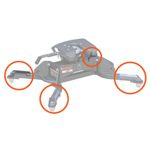 Load image into Gallery viewer, CURT 19205 Replacement 5th Wheel Puck System Handles for Ram (Fits 16021)