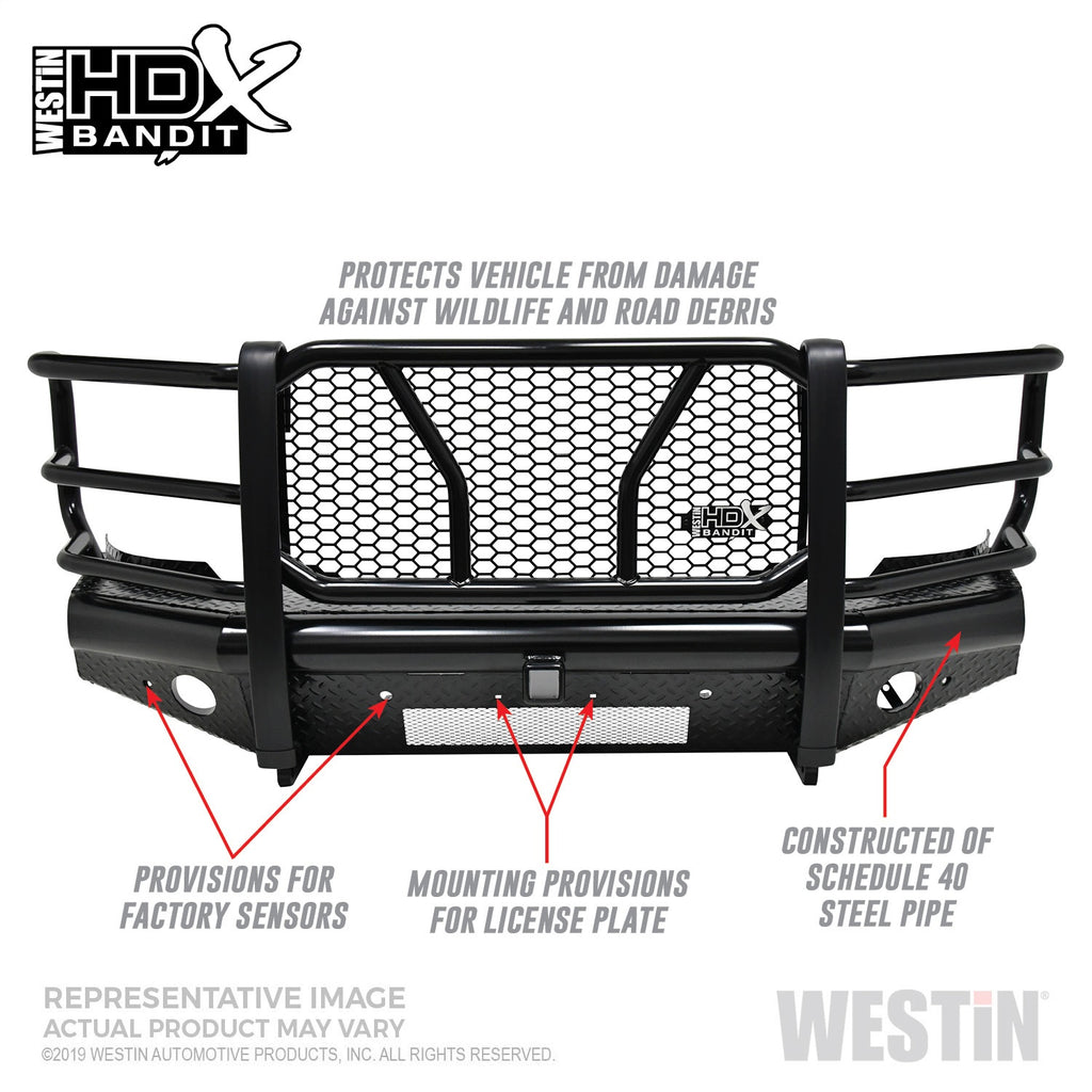 1921-Silverado-15002222-Silverado-1500-Ltd-Black-Hdx-Bandit-Front-Bumper