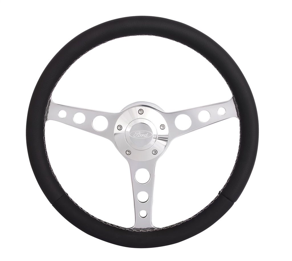 Grant 1922-1 Billet Classic Series Steering Wheel and Installation Kit for Select Ford B-600, Ford B-700, Ford Bronco, Ford C600, Ford C700, Ford C7000, Ford C800, Ford C8000, Ford Courier, Ford E-100 Econoline, Ford E-100 Econoline Club Wagon, Ford