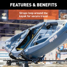 Load image into Gallery viewer, CURT 19235 Replacement 18320 Safety Straps for Kayak Holders - 2-Pack