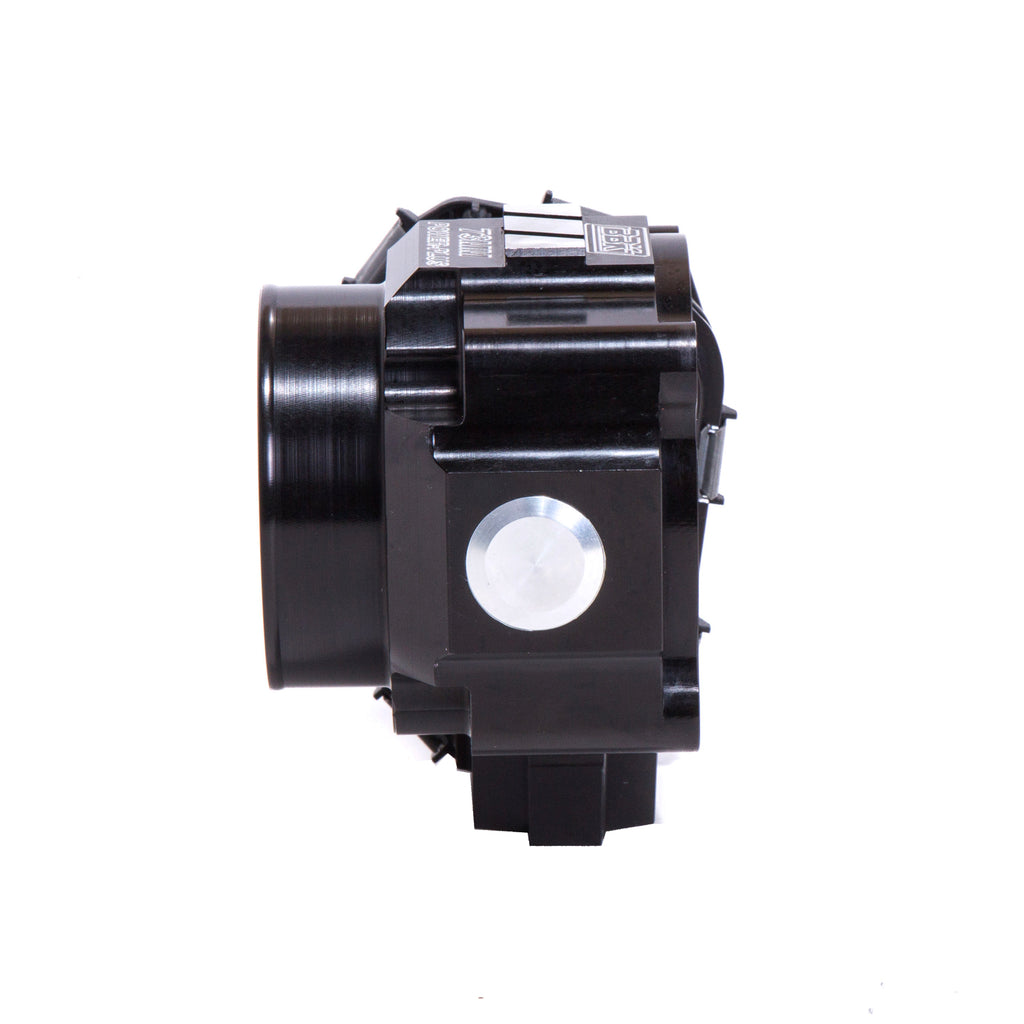 BBK Performance Parts 1924 2017-2024 FORD F150 RAPTOR 3.5L ECOBOOST 73MM BLACK BILLET SERIES THROTTLE BODY for Select Ford Expedition, Ford Explorer, Ford F-150, Ford Lobo, Ford Police Interceptor Utility