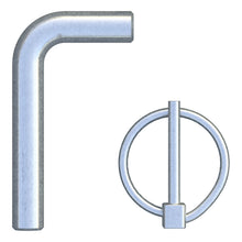 Load image into Gallery viewer, CURT 19250 Replacement Gooseneck Safety Chain Anchor Pins (Fits 60617)