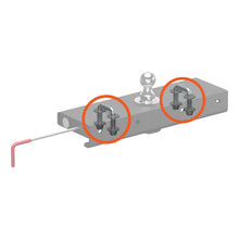 Load image into Gallery viewer, CURT 19254 Replacement Double Lock EZr Safety Chain Anchor Kit