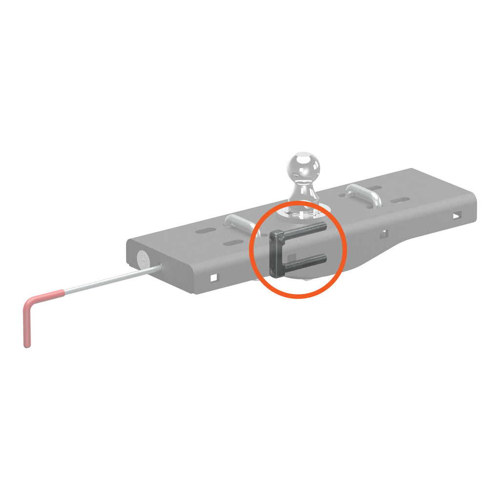CURT 19258 Replacement Double Lock & EZr Gooseneck Locking Pin