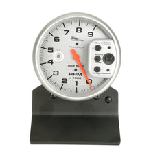 Load image into Gallery viewer, AutoMeter 19264 GAUGE, TACH, 5", 9K RPM, PEDESTAL W/ RPM PLAYBACK, SILVER, PRO-CYCLE