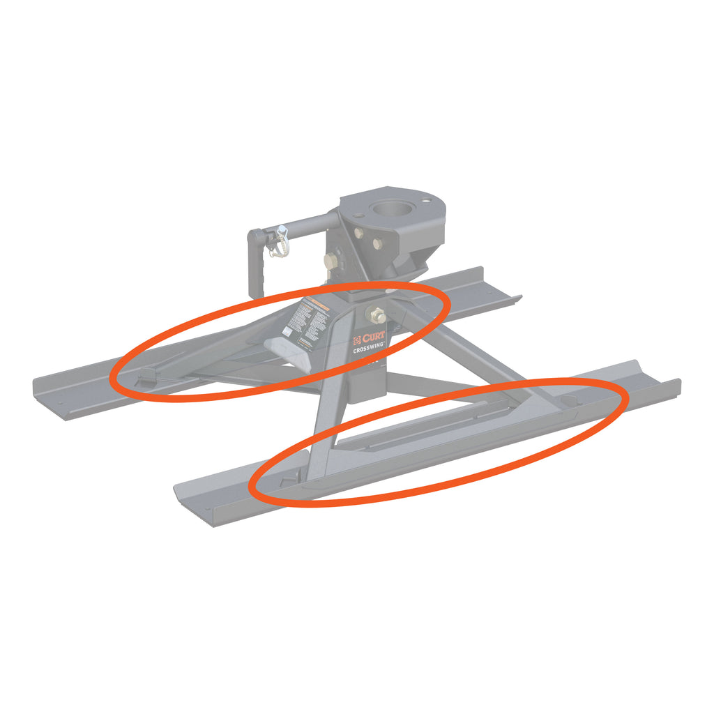CURT 19282 Replacement CrossWing 5th Wheel Hitch Skid Pads