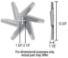 Load image into Gallery viewer, Derale 19313 13" High Performance Stainless Steel Reverse Rotation Flex Fan, Black Hub