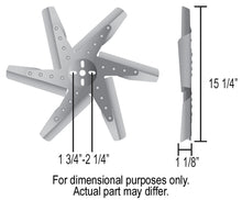 Load image into Gallery viewer, Derale 19315 15" High Performance Stainless Steel Reverse Rotation Flex Fan, Black Hub